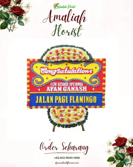 Sewa Papan Bunga Meluntur